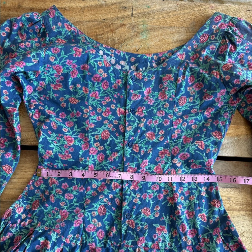 Komil Floral Cotton Dress Blue S
Vintage Feel - Picture 12 of 14